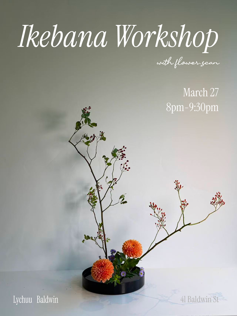 Workshop — Friday, March 27, 2026 at Lychuu, Toronto