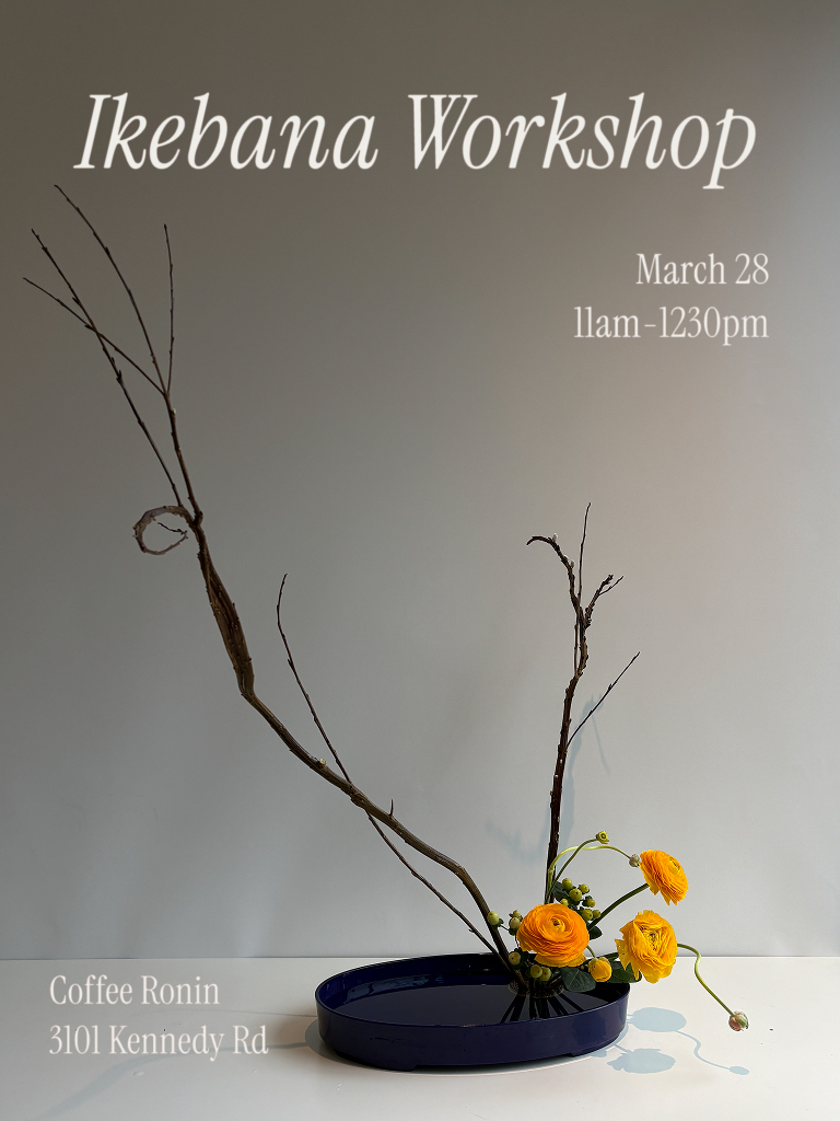 Workshop — Saturday, March 28, 2026 at Coffee Ronin, Scarborough